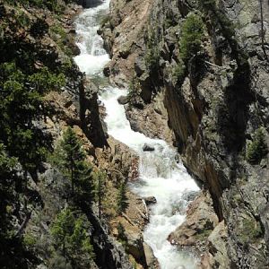 Alpine loop by Ouray, co 6.25.11. Waterfalls in the beginning of the Engineer pass that will take you to either Lake city or Silverton. This has been