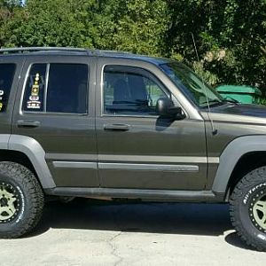 My 2005 Jeep Liberty called the "Dirt Dart"