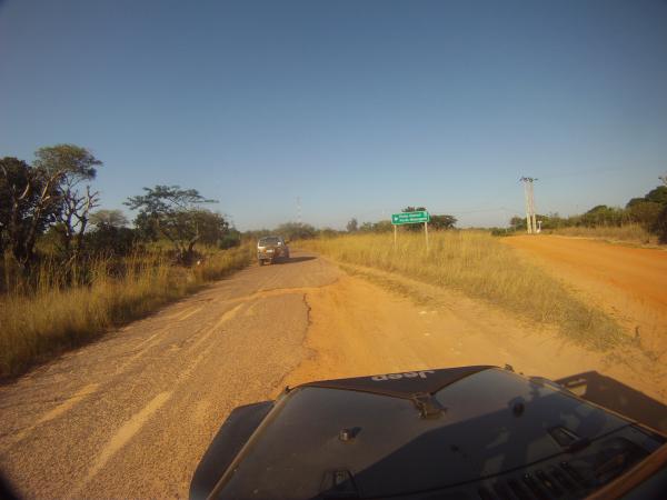 On the "main" road somewhere between Maputo and Ponta de Quro in southern Mozambique.