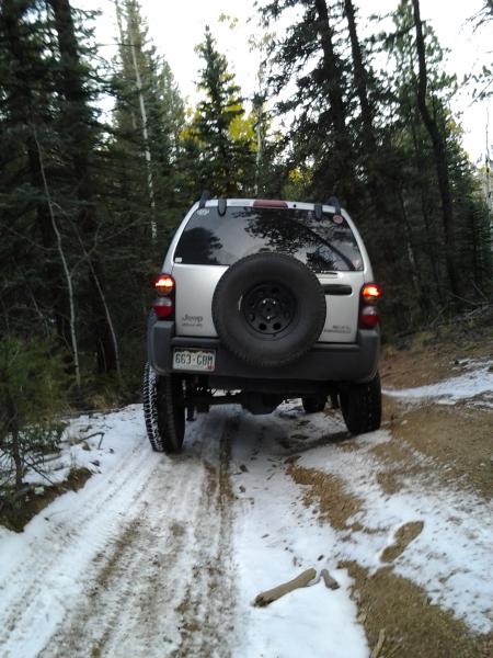 Out hunting in my KJ and doing a great deal of flexing.