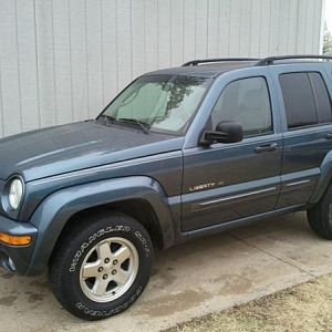 2002 Jeep Liberty in Steel Blue