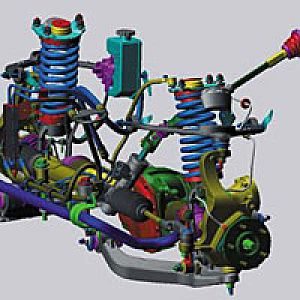 front suspension cad