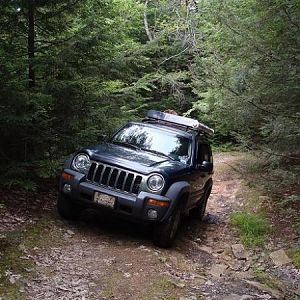 Off road trail in Bald Eagle, wasn't too bad although it did get hairy in a few sections.The Liberty handled it with ease! And at this time ALL STOCK!