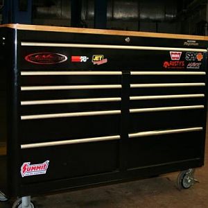 New tool box.  Where stickers belong, had lots of "contingency" stickers on my Chevelle.  Took lots of years and a pile of cash to gather all the stic