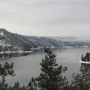 Coeur d'Alene lake Feb 08