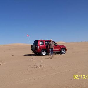 Tires aired down to 20 psi, and having fun at Imperial Sand Dunes Rec area. Had to change the air filter and vacuum out the sand afterwards though.