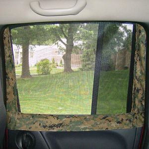 rear window screens inside
