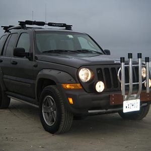 On the beach...pre bumper trim and lift...