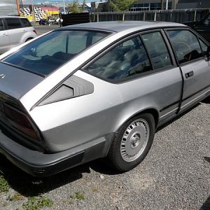 It ain't a Jeep, it's my '86 Alfa GTV 2.0l. But, it is part of the Fiat group..........