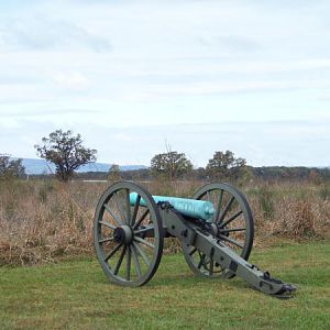 a Cannon at Gettysburg National Park