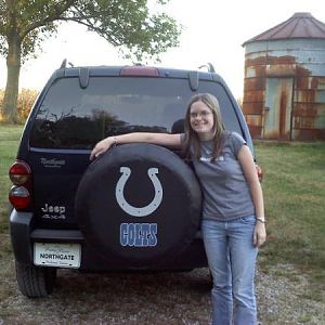 Actually, the "Colts" cover came with the Jeep. Since I am a "Colts" fan, it was one of many things that drew me to the Jeep...plus the automatic car