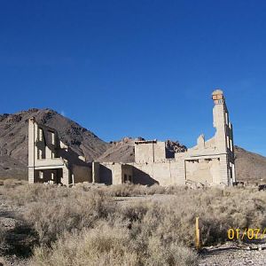 Ryolite California, one of the most photographed ghost towns in the Country.