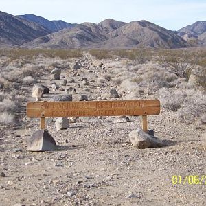 Death Valley, who would want to walk that far.