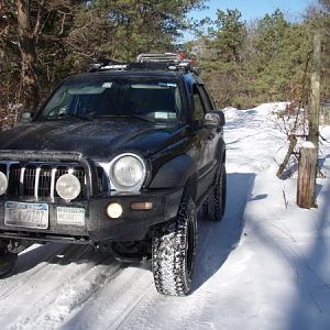 Manorville snow jeeping