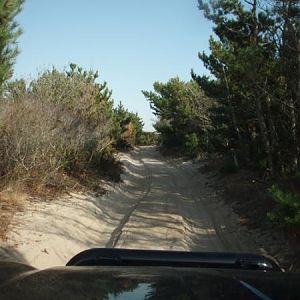 Nearing the Moriches Inlet on Burma Rd