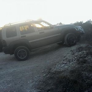 Jeep on hill