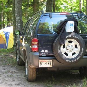 Jeep's first camping trip (Back)