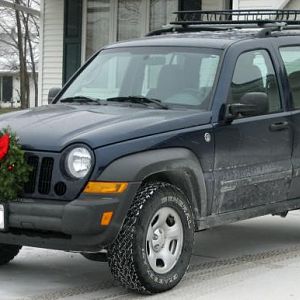 Christmas Jeep Diagonal