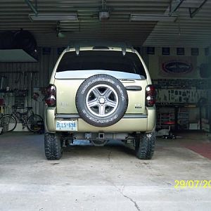 Blacked out tail lights