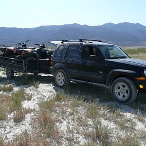 ATV's out in Iosepa west desert