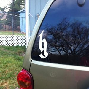 Brantley Gilbert sticker BGNATION