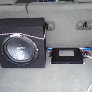 My subwoofer setup.