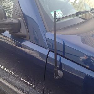 Changed out the antenna to a 13" euro style