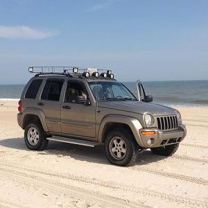 image first time the jeeps been on the sand