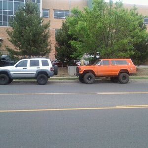 My 2006 Libby and a 1980's Jeep Cheif.