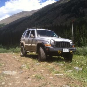 Going up Tin Cup Pass