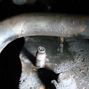 Bushing removed