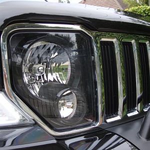 2012 Jeep Liberty Ltd Jet Edition, with factory Blacked-Out Headlight Surrounds.