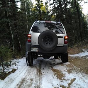 Out hunting in my KJ and doing a great deal of flexing.