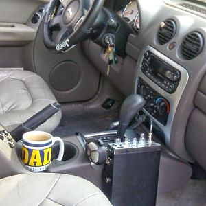 Mounted CB radio