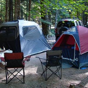 Jeep at Camp