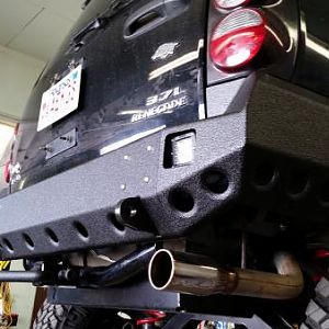 Rear Bumper w/o Tire Carrier