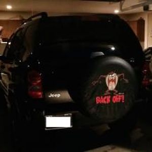 Taz "BACK OFF" Spare Tire Cover