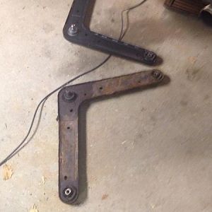 rear upper control arm old vs new