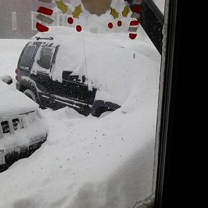 Woke Up to This in Houghton, MI.  ~20" in 8 hours