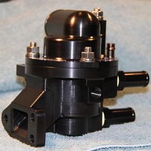 REAR/SIDE VIEW OF ASSEMBLED THERMOSTAT ASSEMBLY