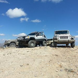 Red Cone Pass 9.1.14. The whole crew on top of Red Cone Peak