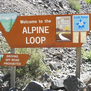 Alpine loop by Ouray, co 6.25.11. Most well known trail network in Colorado.