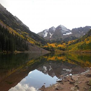 Maroon Bells in Aspen, CO. Opposite side of Marble. Part of the same trip