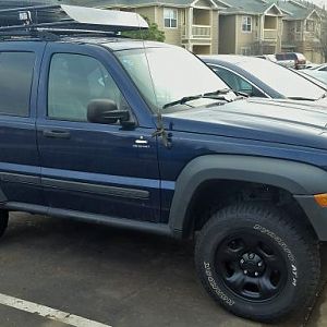 Painted rims passenger side