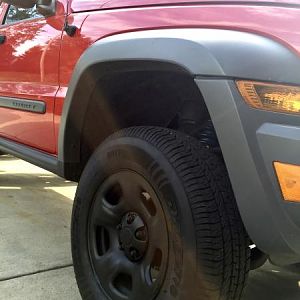 Small tires with new lift