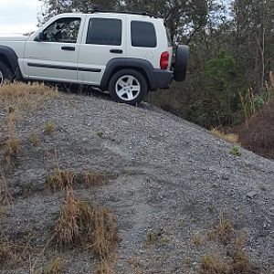 Jeep on hill