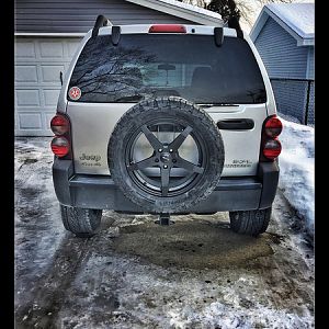 2006 jeep kj rear