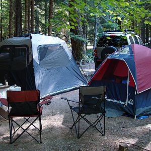 Jeep At Camp