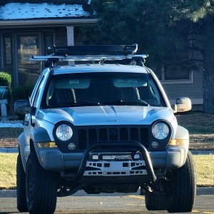 Bullbar new light mount