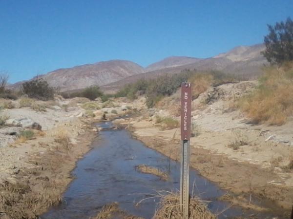 1st Water crossing / creek